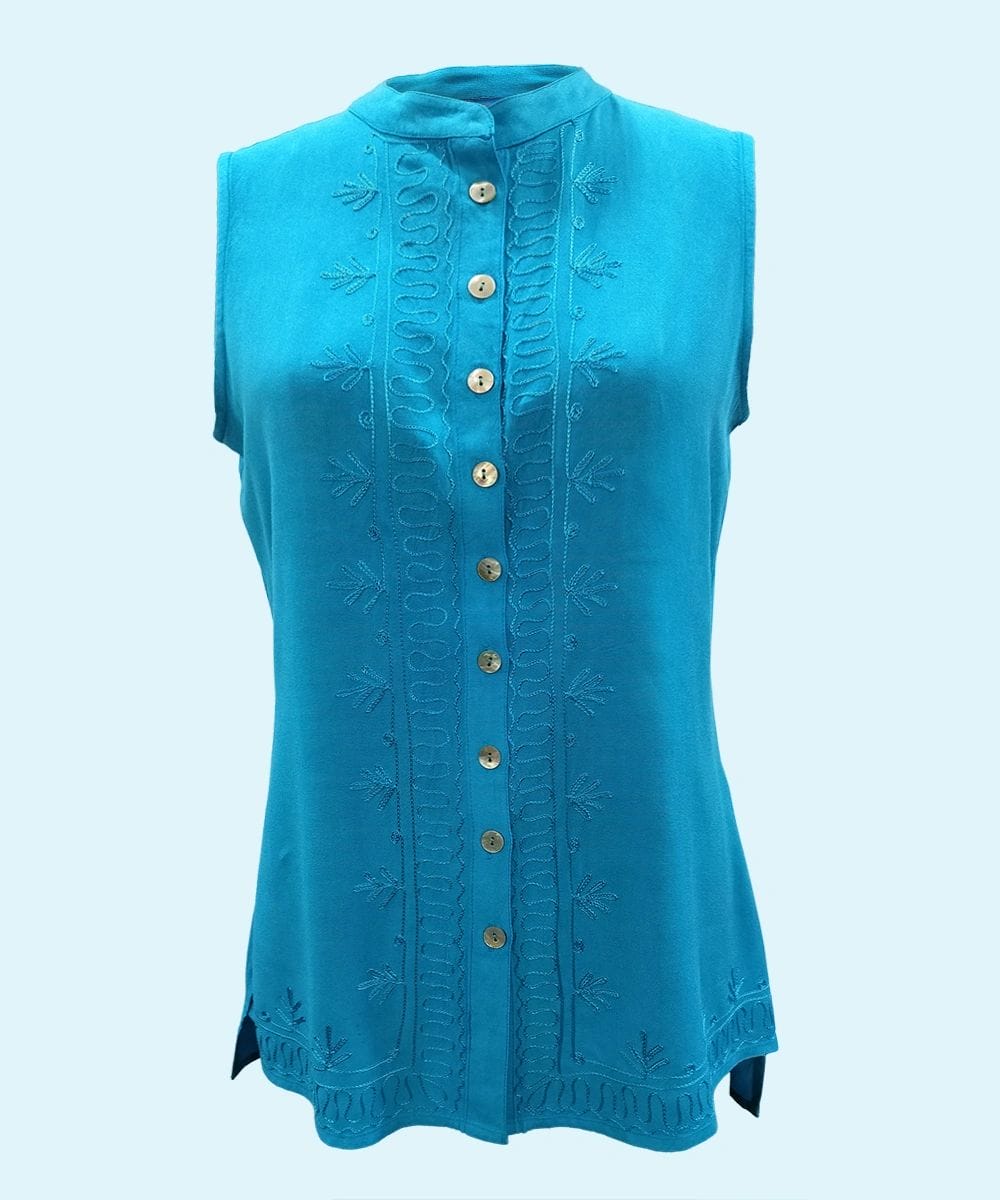 WOMEN?S SLEEVE LESS TOP SHT-1992 - Image 4