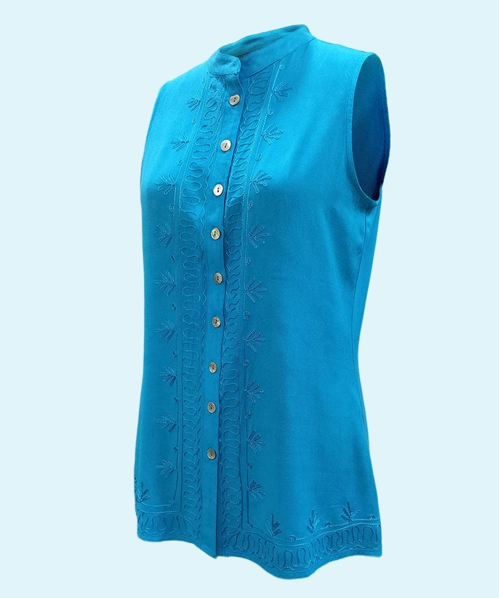 WOMEN?S SLEEVE LESS TOP SHT-1992 - Image 5