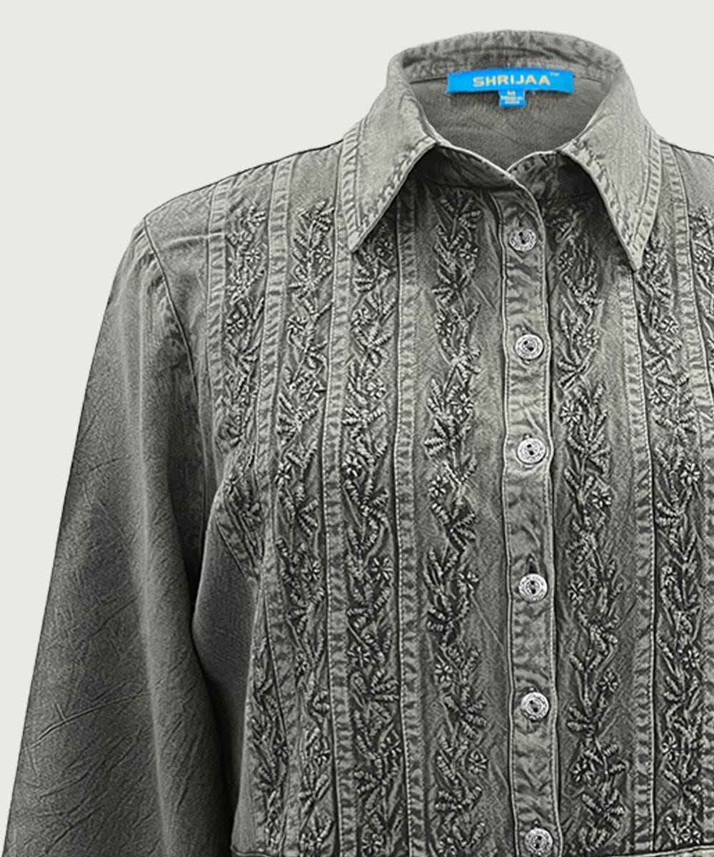 WOMEN?S LONG SLEEVES SHIRT SHS-1999 - Image 4