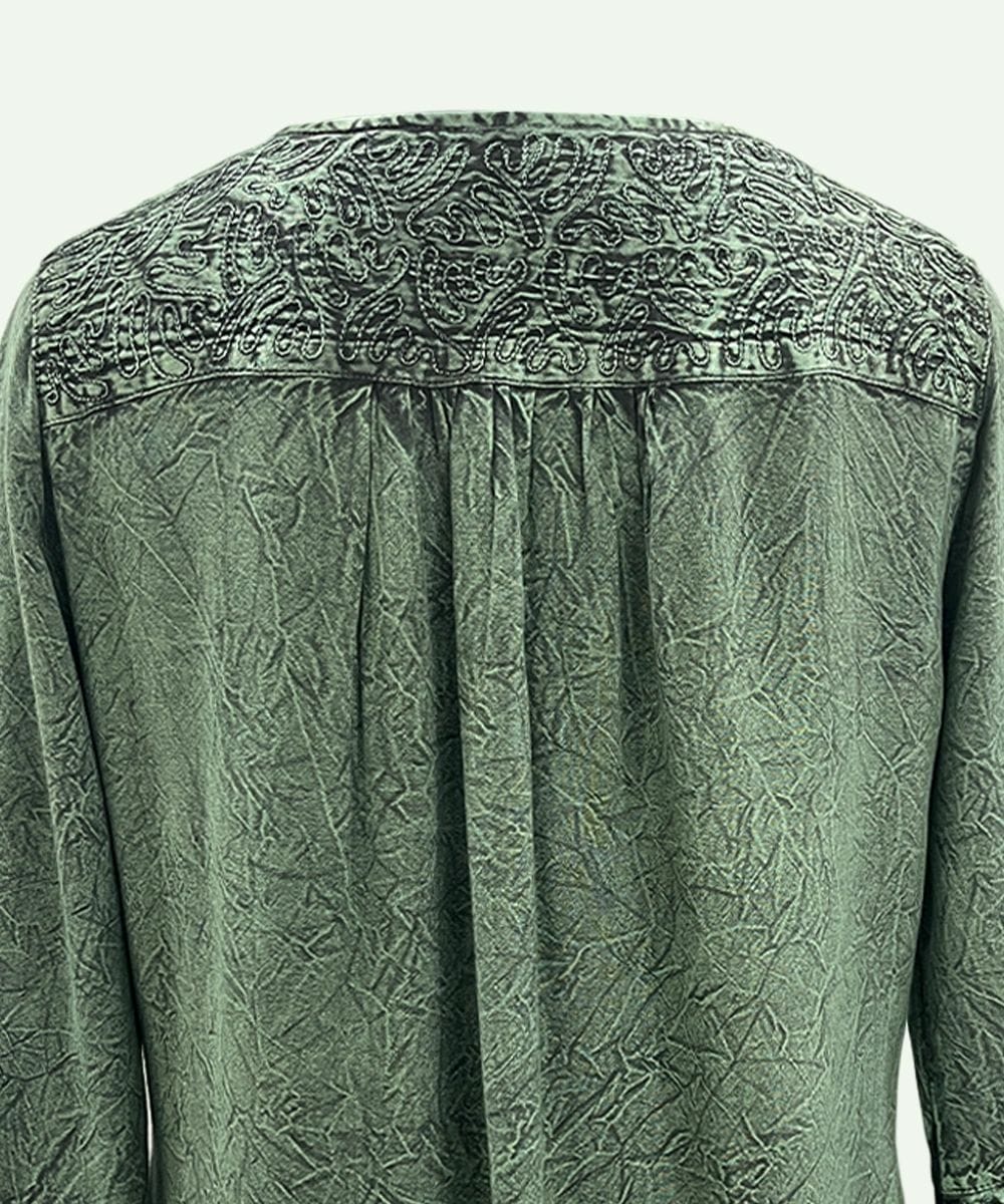 Women's V Neck Top Blouse ? SHT-1991 - Image 5