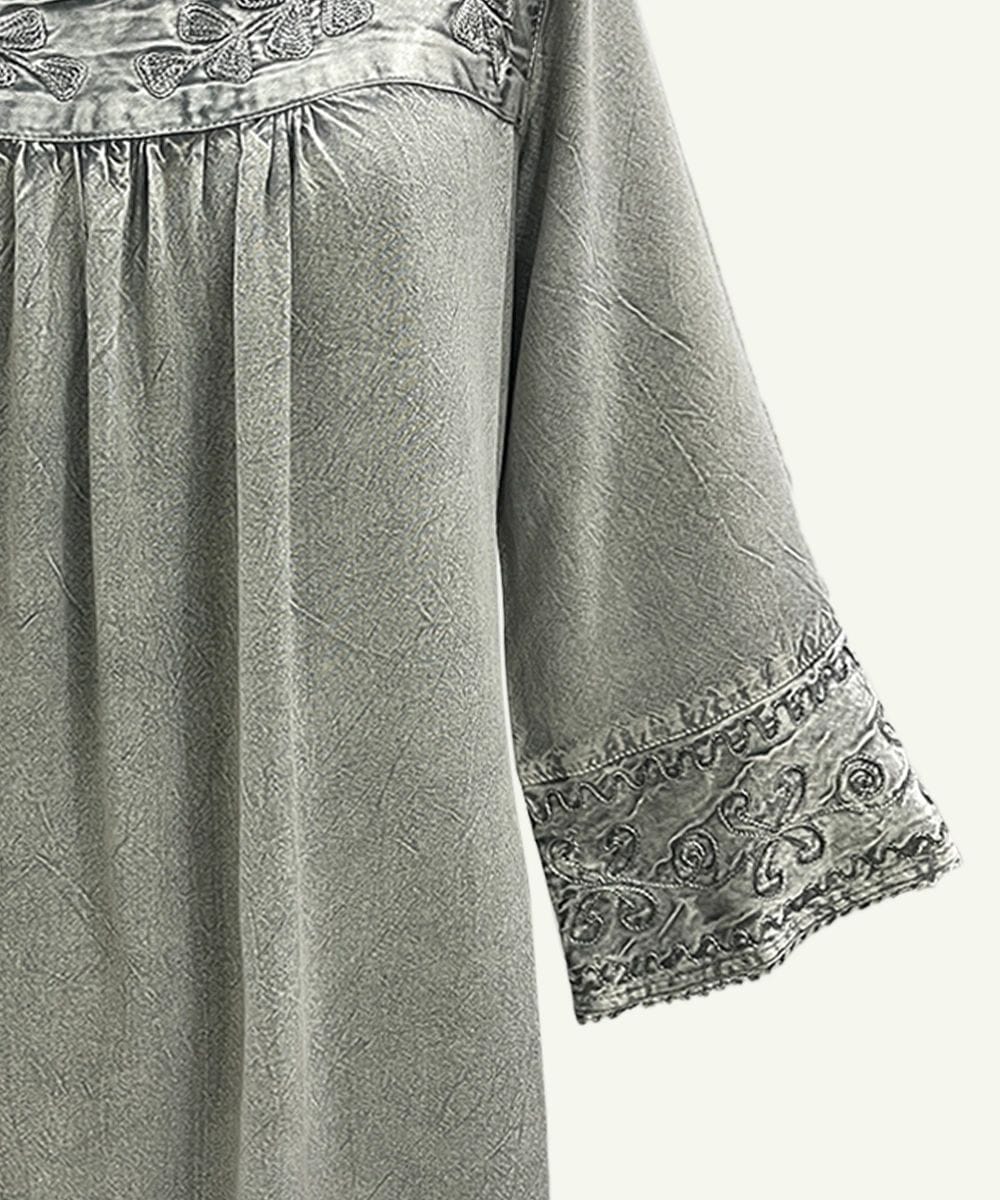 Women?s Beautiful Tops for Ladies V-Neckline Blouse SHT-1986 - Image 6