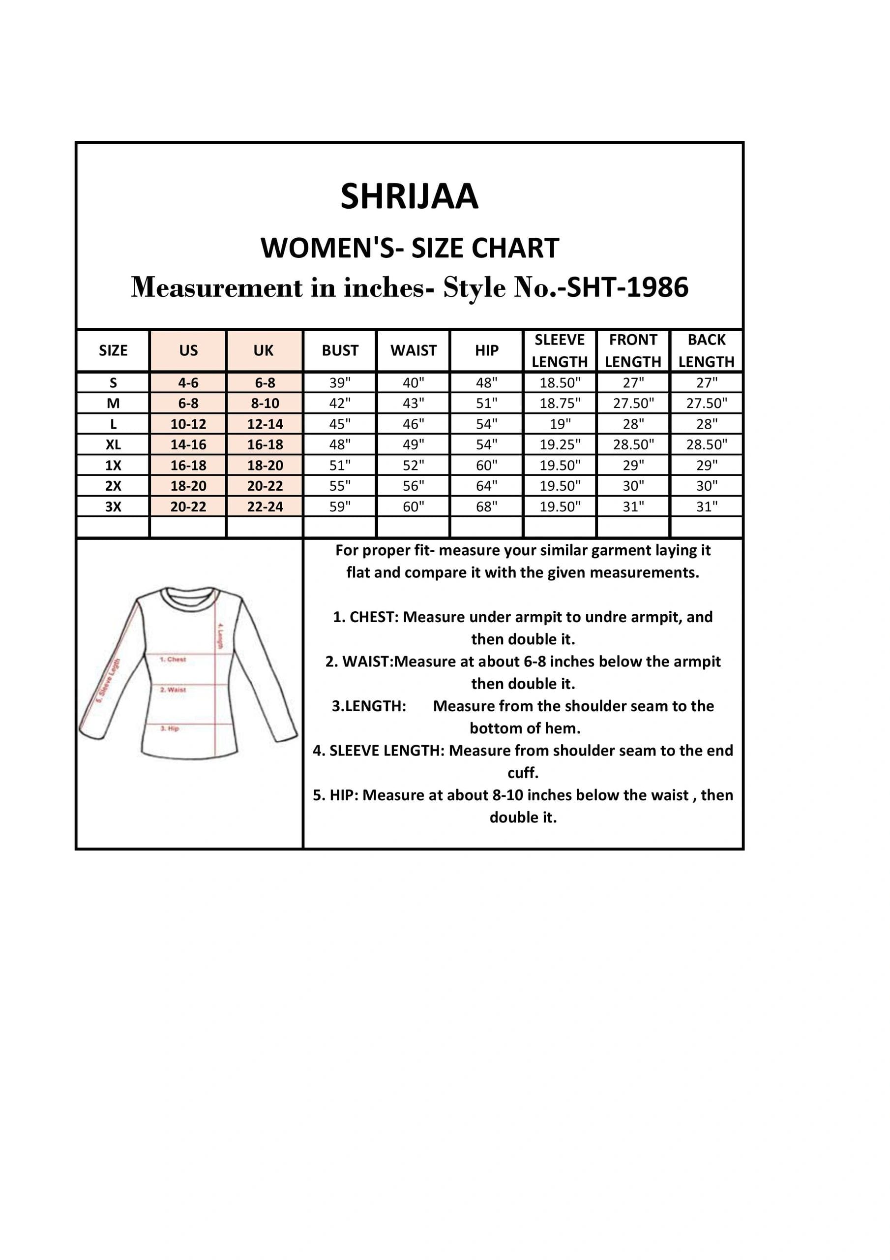 Women?s Beautiful Tops for Ladies V-Neckline Blouse SHT-1986 - Image 7